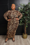LuxE9 Wild Girl Animal Print Dress